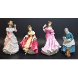 A Royal Doulton figure, Lauren, HN3975; others, Sharon, HN3603, Southern Belle, HN2229,