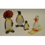 Beswick - a family of Penguins;