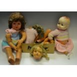 Dolls - a Roddy plastic Baby doll,