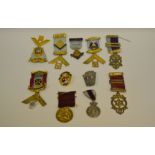 Masonic Interest - Masonic medals - various, silver gilt; etc.