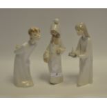 Lladro - 'And so to Bed' a Lladro figure of a child carrying a candle;