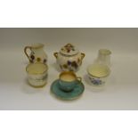 Royal Worcester - a two-handled globular sucrier and cover,