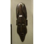 An African hardwood mask,
