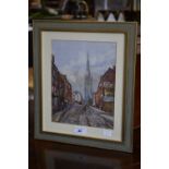 Michael Crawley Queen Street, St Alkmunds, Derby signed,