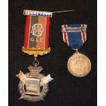 A silver hallmarked Vale Lodge no.