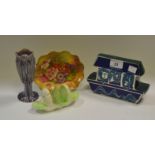 Decorative Ceramics - a Carlton Ware money box Noah's Ark; a Royal Winton toast rack;
