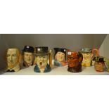 Character Jugs - Staffordshire, various,