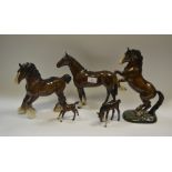 Beswick - a bay gloss Mare; others,