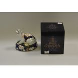 A Royal Crown Derby frog money box,
