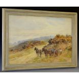 Alfred Parsons (1847-1920) A Surrey Heath signed, dated 1896, watercolour, 37.