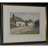 Daisy Seiretam Lochside Cottages signed, watercolour, 24cm x 34cm,