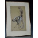 Attributed to Sir Walter Westley Russell (1867 - 1949) A Study of Two Nudes bears signature,