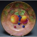 A Royal Worcester plate,