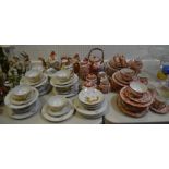 A Japanese egg shell tea and coffee service including tea pot, cups and sauces,