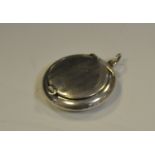 A George V silver patch or rouge box, Birmingham 1921, 8.