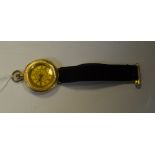A 9ct gold lady's fob watch,