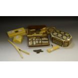 Ephemera - a bone sewing kit,