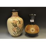 A Lovatts Langley baluster shaped vase,