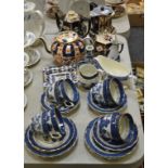 Blue and White Ceramics - Booths Real Old Willow pattern;