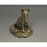 A silver model, Fox,