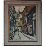 Walter Gordon Willbond Greyhound Street, Nottingham signed, oil on canvas,