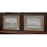 Militaria - WW1 - British Navy - a pair of b/w photographs, The British Fleet in Kiel Harbour,