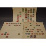 ** Stamp /stamps : Four quality sheets of fine old India including good first issues with high