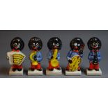 A Wade novelty Robertsons Jam five piece golly musical band