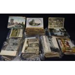 Postcards - a collection of topographical cards, mainly early - mid 20th Century British,