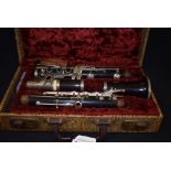 A 20th century four-section clarinet, by Martin Freres, Paris,