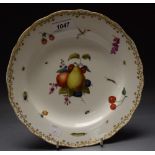 A Meissen plate,