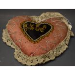 A Victorian Boer War sweetheart pin cushion,