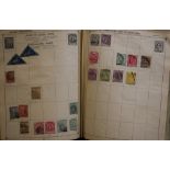 ** Stamp /stamps : A red Strand Stamp album: a well-filled album with both good foreign (some