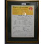 Sporting Interest - Benson and Hedges Cup 1989, Essex v Nottinghamshire, sheet, signed, Broad,