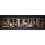 Advertising - a set of eight Robertsons Golly Band models,