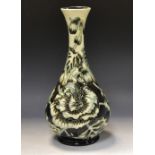 A contemporary Moorcroft The Connoisseur Collection June 2004 bottle vase,
