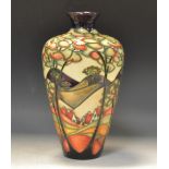 A contemporary Moorcroft Trial vase,