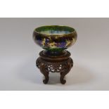 A Wedgwood Fairyland Lustre pedestal bowl, designed by Daisy Makeig-Jones,