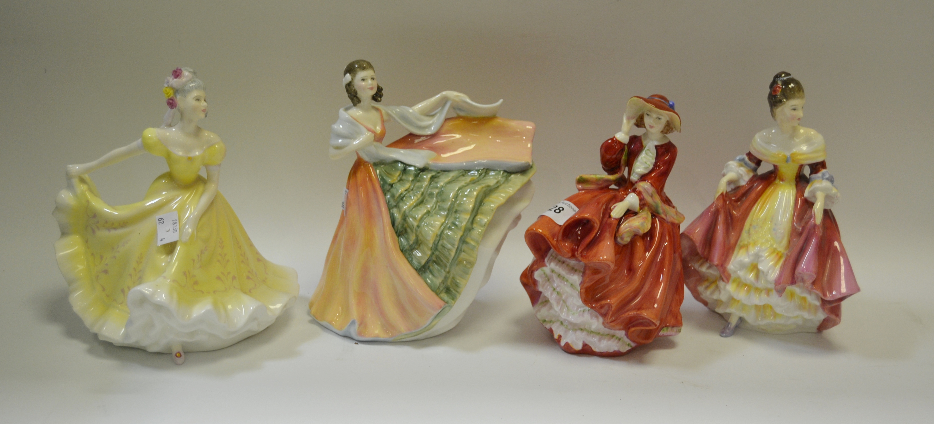 A Royal Doulton figure, 'Southern Belle', HN2229; others,