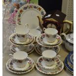 Ceramics - a Royal Stafford part tea service;