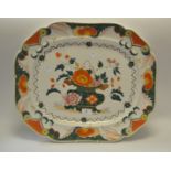 An early 20th century Staffordshire meat plate,