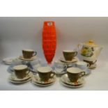 Ceramics - a Midwinter Stylecraft Fashion Shape tea service,
