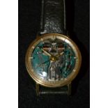 Bulova - A 1960s Bulova Accutron Spaceview 23-102 gentleman's wristwatch, 214H tuning fork movement,
