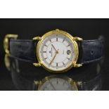 Maurice Lacroix - a classic 92124 wristwatch, white dial, arrow and block batons,