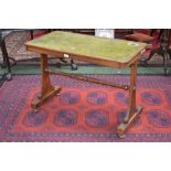 A George IV mahogany rounded rectangular writing table,