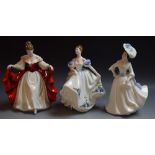 A Royal Doulton figure Hn 3263 Beatrice; others Hn 2265 Sara; Hn 2397 Margaret,