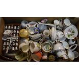 Ceramics - a Colclough spring flowers part tea set; others similar including Royal Windsor,