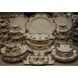 A comprehensive Staffordshire Grindley Pottery The Balmoral pattern dinner and tea service,