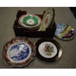 Decorative plates - a Royal Crown Derby Posies plate;