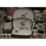 A Langley dinner service, for six, comprising dinner plates, bowls, seven cups, saucers,